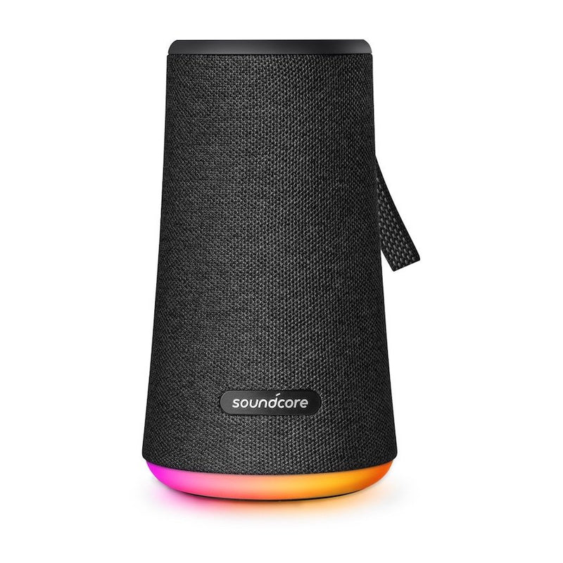 Anker Soundcore Flare+ Portable 360° Bluetooth Speaker, IPX7 Waterproof, Bigger Bass, Ambient LED Light, 20-Hour Playtime, 4 Drivers with 2 Passive Radiators, Speaker for Parties.